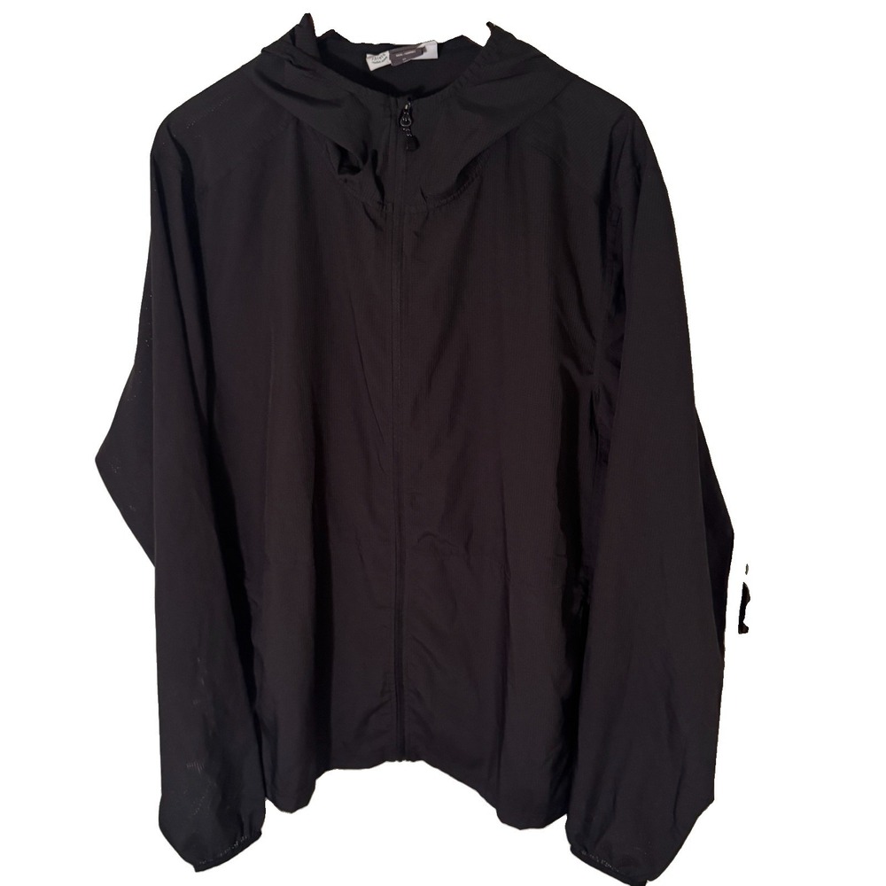 ExOfficio BugsAway Hollins Hoodie Black Lightweight Jacket AirKnit Men’s XL